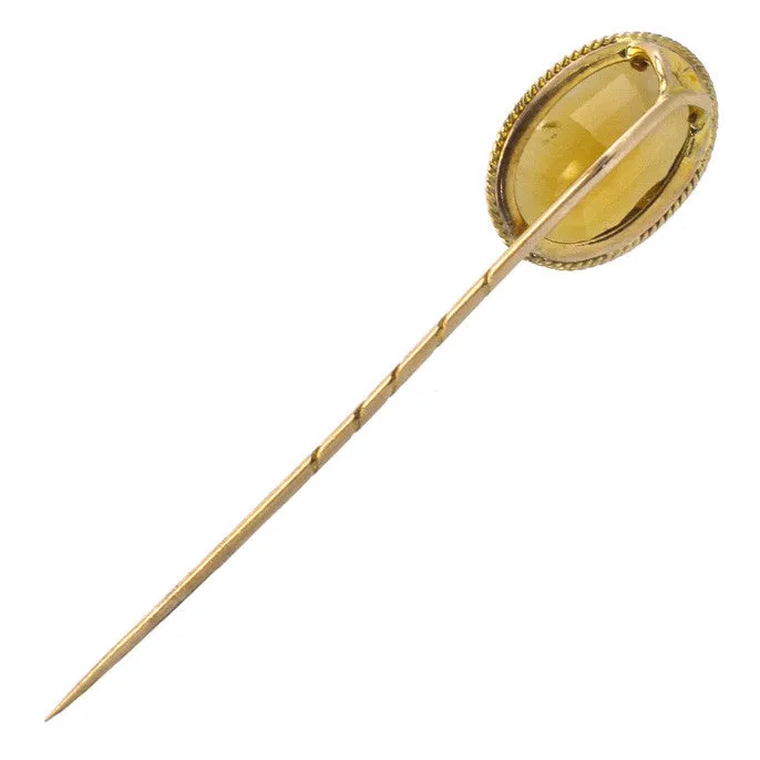 Citrine Stick Pin