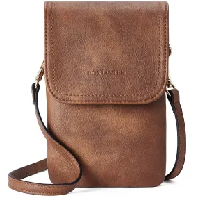 Evelyn Leather Crossbody Phone Wallet For Women —— Boudoir Style