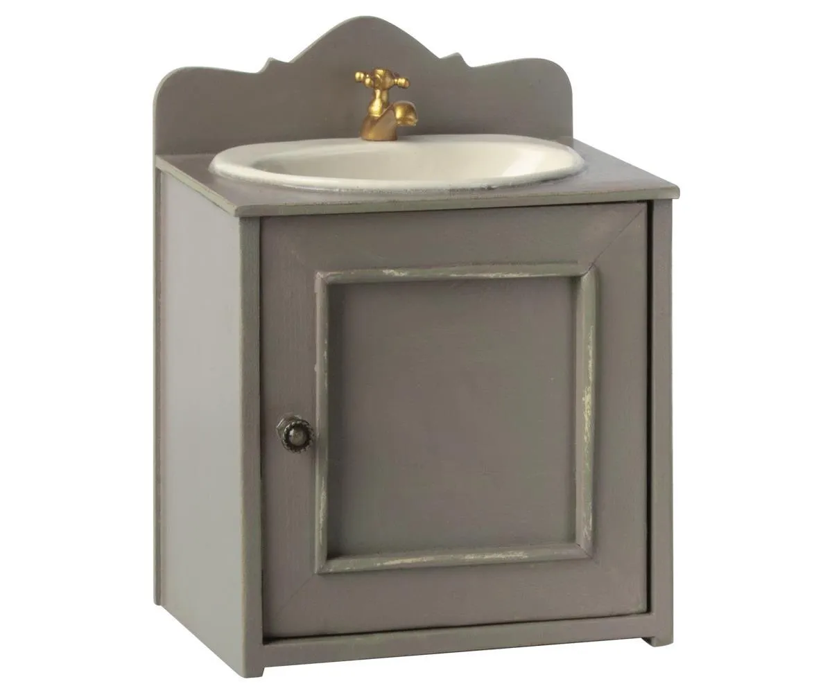 Miniature Bathroom Sink - Metal