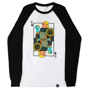 Omin Dran, King of Spades Long Sleeve Tee