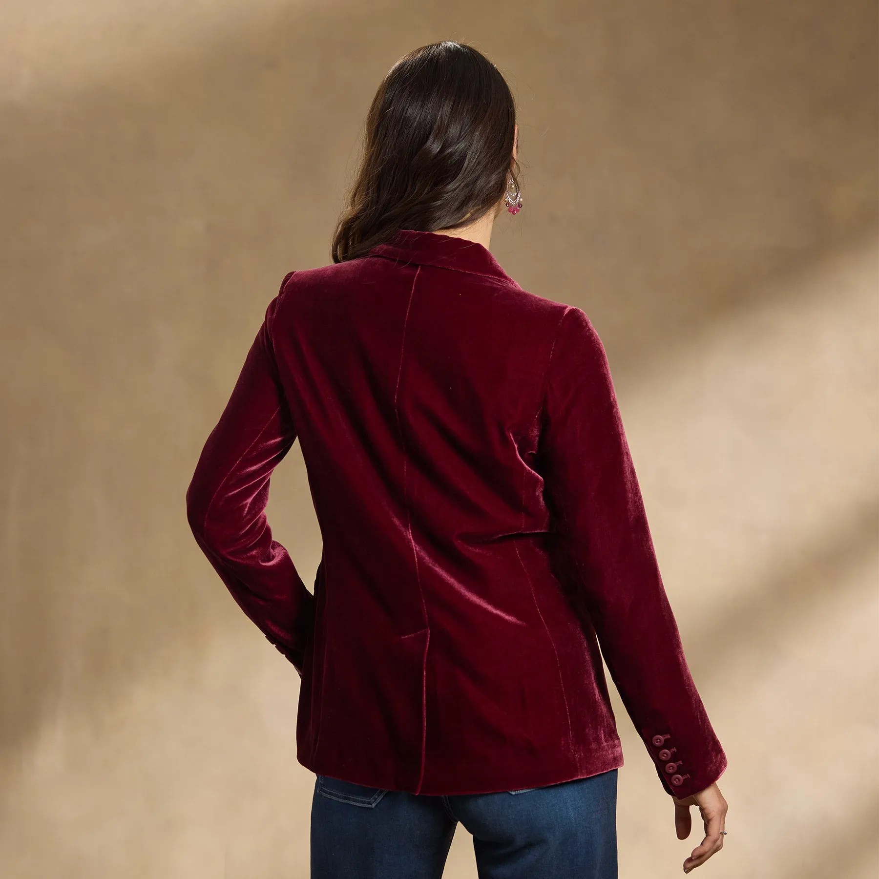 Ravell Velvet Blazer, Petite