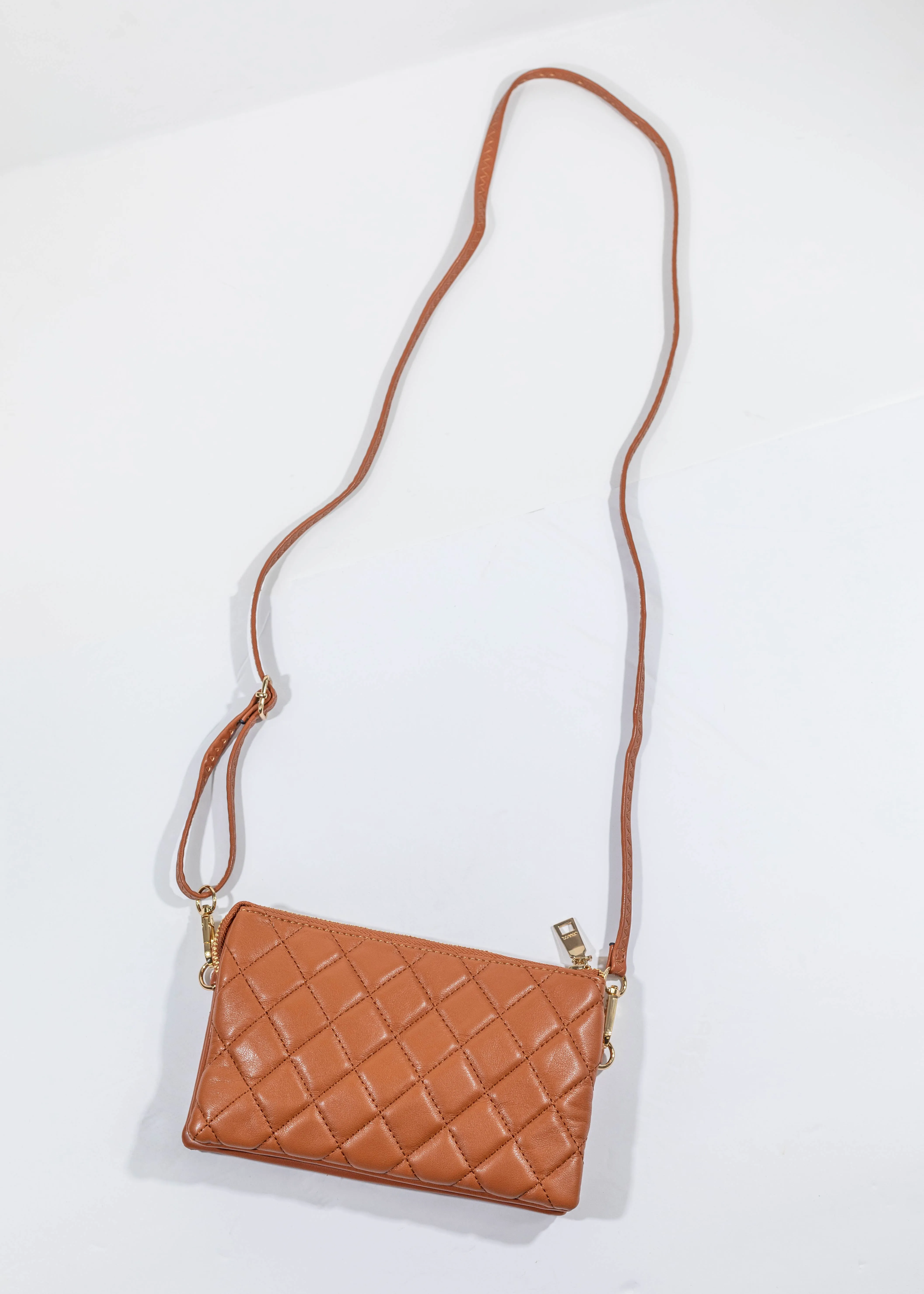 Riley Quilted Crossbody/Wristlet