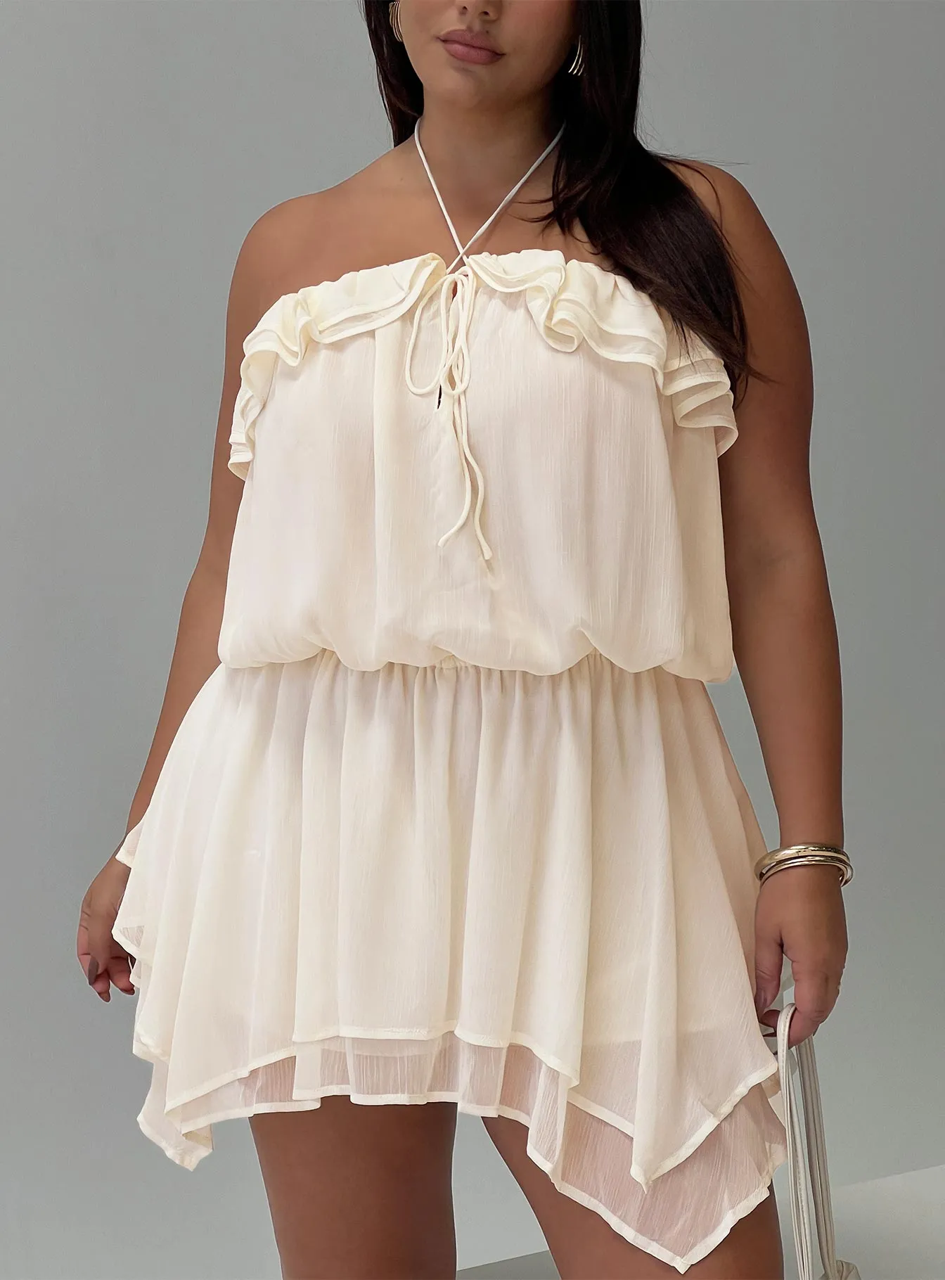 Soul Survivor Playsuit Cream Curve