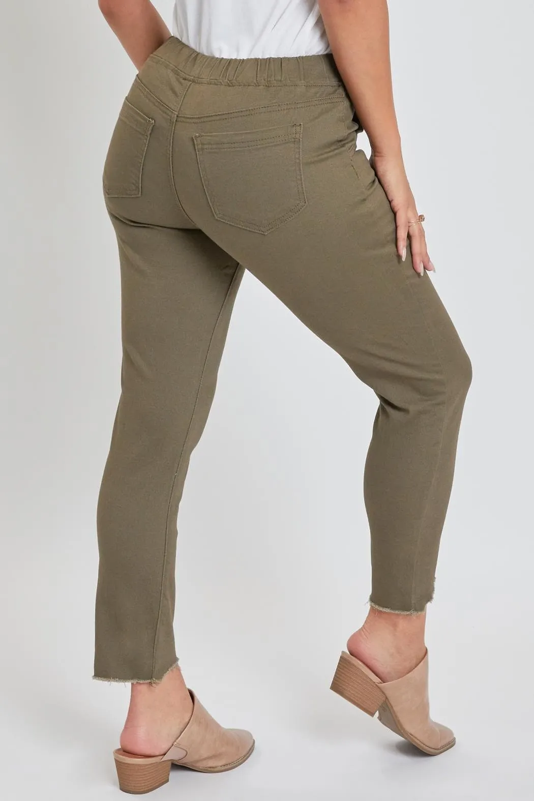 Women's Petite Dog Bite Hem Joggers