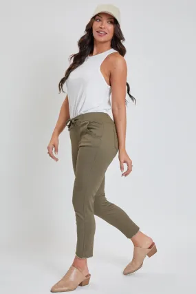 Women's Petite Dog Bite Hem Joggers