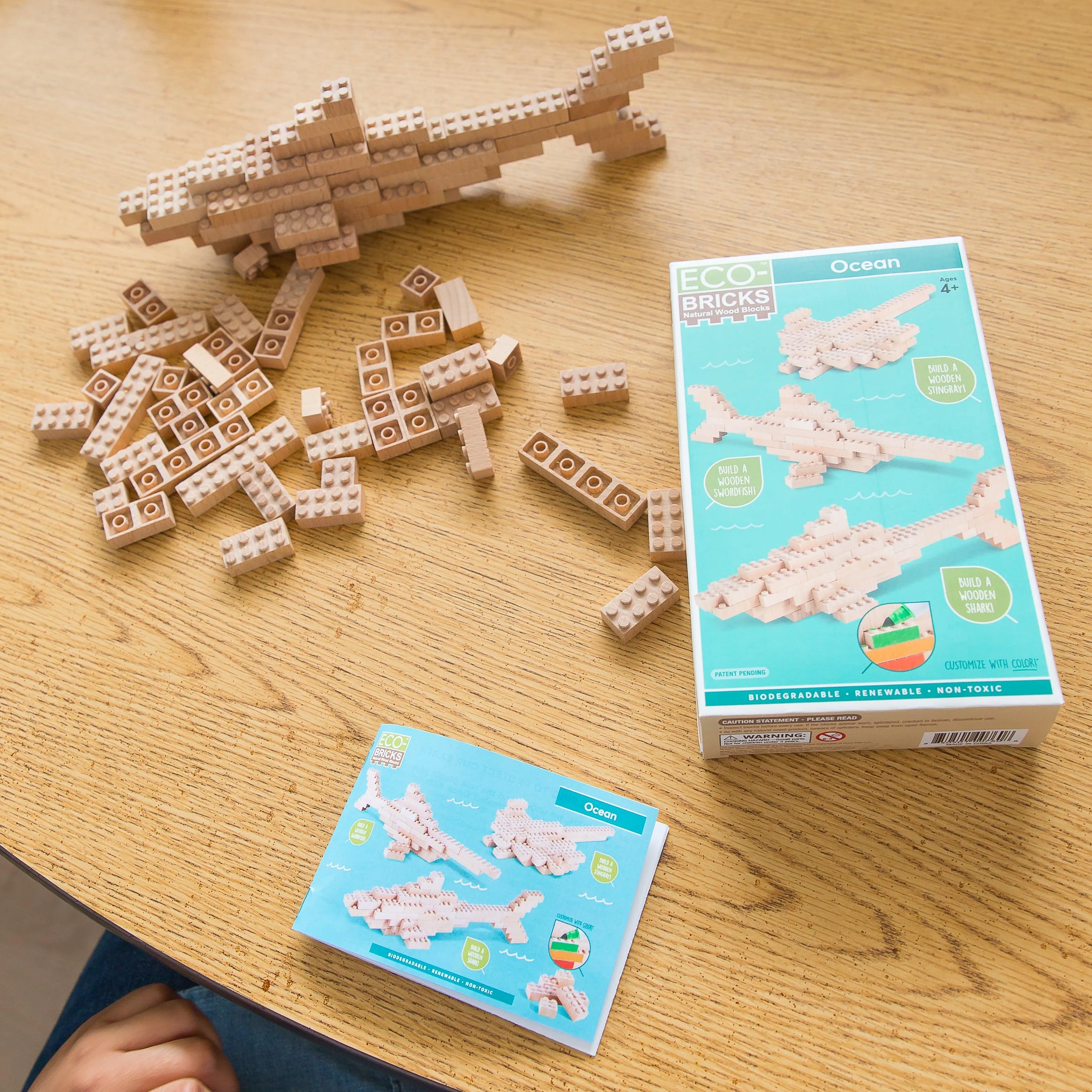 Wood Bricks 3 in 1 Builds - Ocean